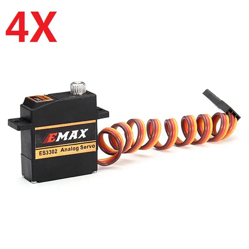4-ядерный Аналоговый сервопривод EMAX ES3302 12 4g для радиоуправляемого самолета |