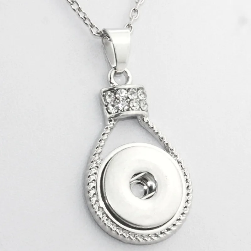 

Boom Life Crystal long necklaces and chokers boho bohemian necklaces & pendants Women's Vintage18mm snaps button necklace 030501