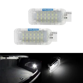 

ANGRONG 2x White Car Trunk Light LED Door Courtesy Light Lamps For Audi A2/A3/A4/S4/RS4/A5/A6/RS6/A8/Q5/Q7/TT/R8