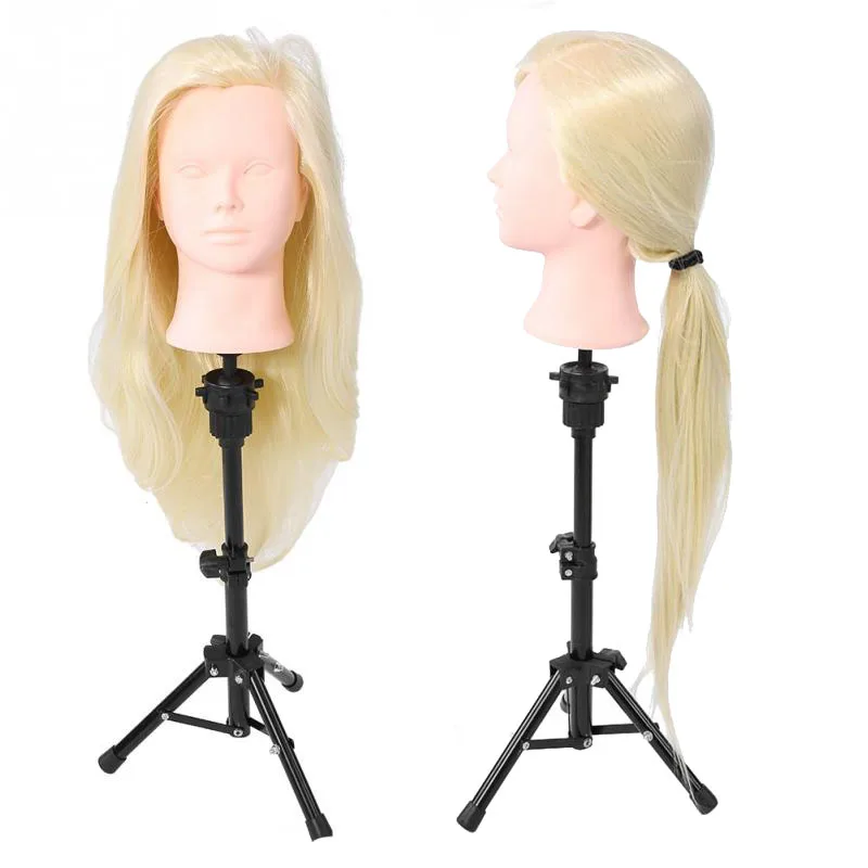 

NEW Mannequin Head With Hair Hairdressing Training Practce Dummy Dolls Barber Hairstyles Training Heads Mannequin Head G0316