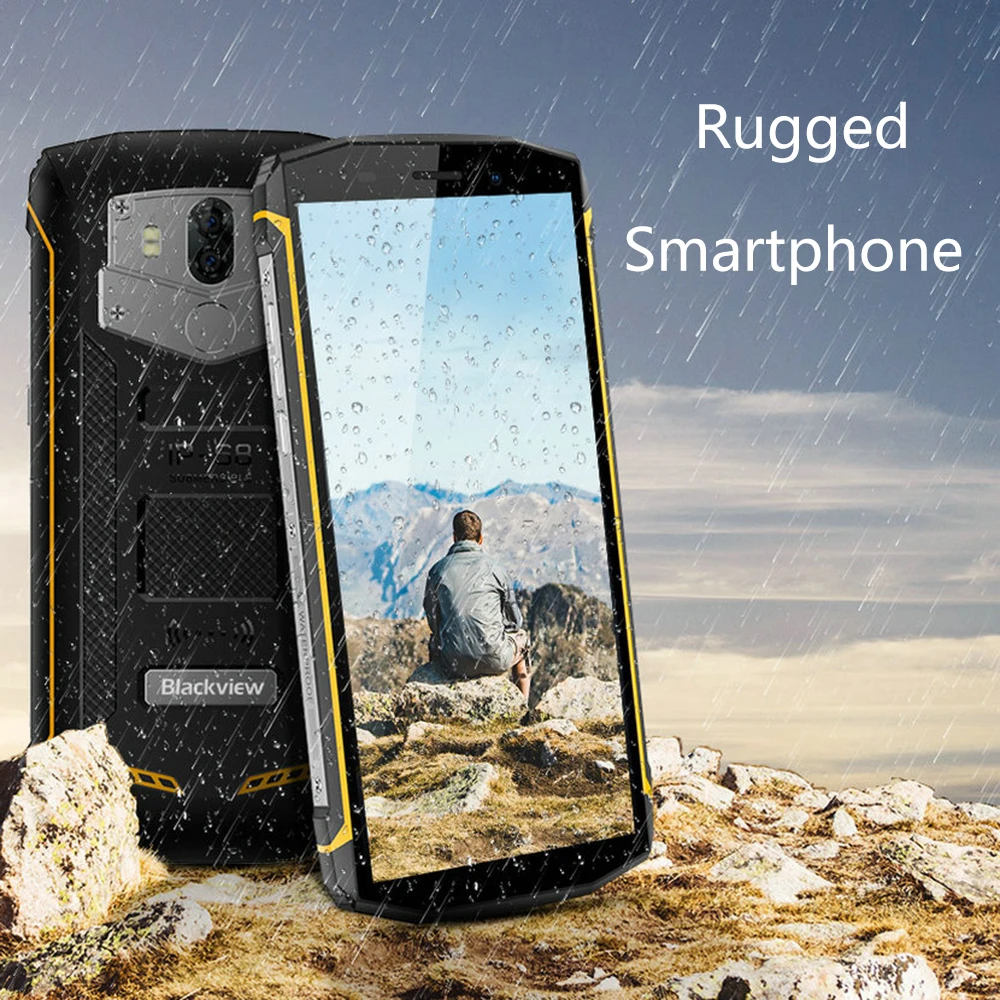 Blackview BV5800 5.5 inch Rugged IP68 Waterproof Mobile Phone 2GB+16GB Fingerprint 5580mAh Quick Charge NFC Tough 4G Smartphone