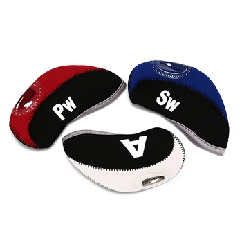 

Outdoor Sports Golf Accessories 10Pcs Golf Club Head Covers Iron Putter Protective Head Cover Putter Headcover Set