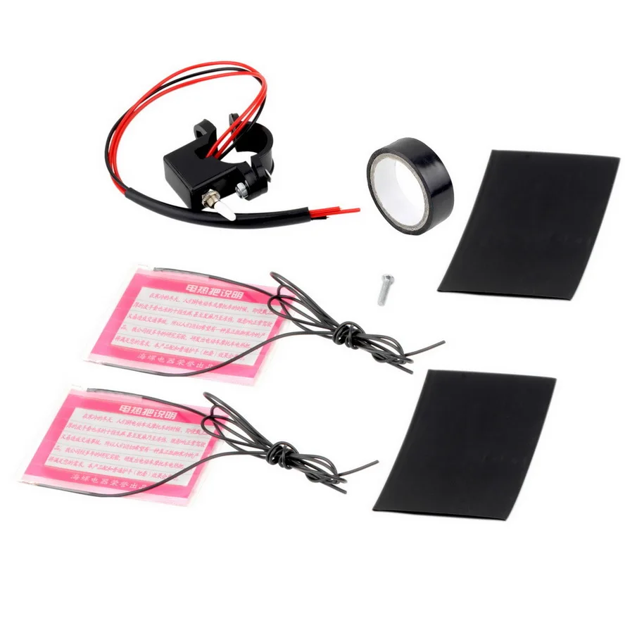 

Universal 12v Motorcycle ATV Heated Grip Insert Handlebar Hand Warmer handle Heater pad for kawasaki for yamaha