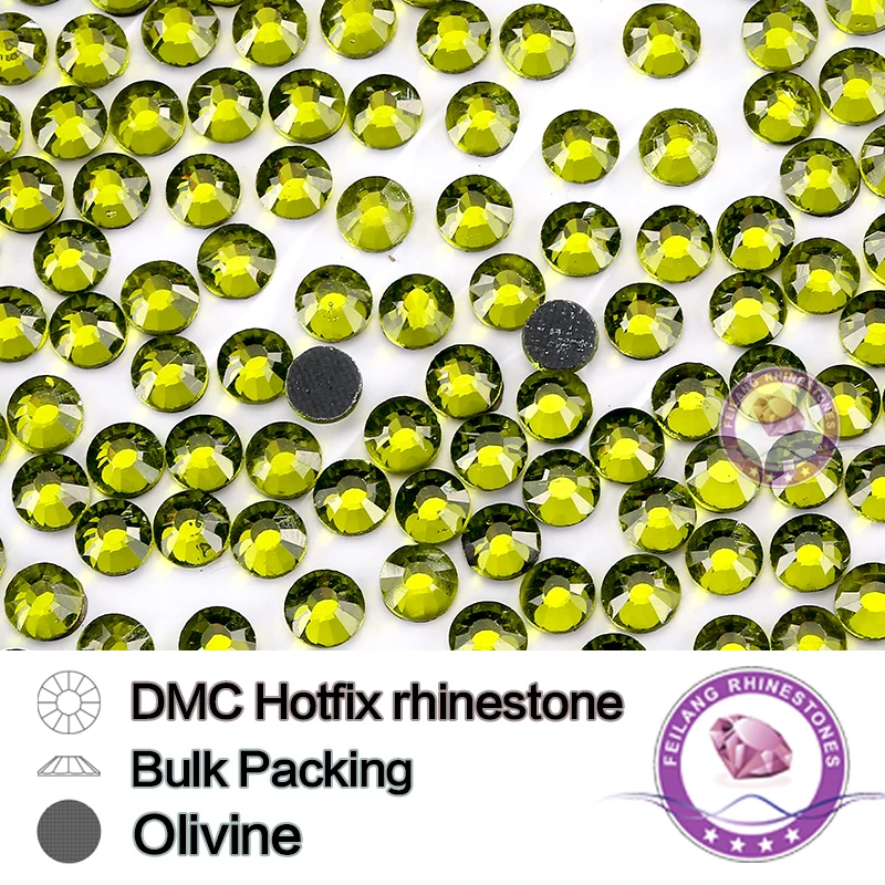 Olivine DMC Горячая фиксация страз упаковка SS6 SS10 SS16 SS20 SS30 для одежды сумки и обувь | Дом