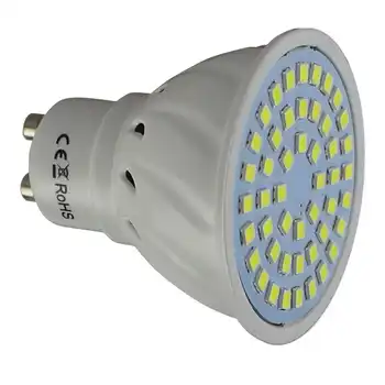 50XSuper Bright GU10 LED Spotlight 48 LEDS 60 LEDS 80 LEDs 220V 230V Led Bulb GU 10 Lampada LED Lamp Energy Saving Home Lighitng
