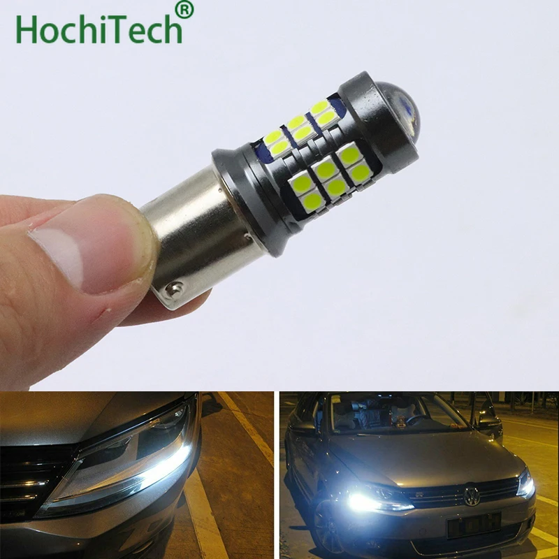 Светодиодные лампы 2 шт. без ошибок CANbus 2200 лм HID белый 1156 7506 S25 для Volkswagen MK6 Jetta