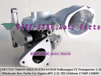 

Turbo GTB1752V 760699 760699-5004S 760699-5003S 760699-0003 070145701N For Volkswagen VW T5 Transporter B8 2.5L TDI BPC 174HP