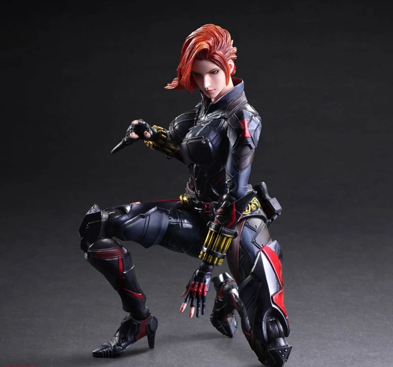 Игрушки Kai Black Widow супер герой Наташа романофф PA 27 см ПВХ фигурки куклы игрушки