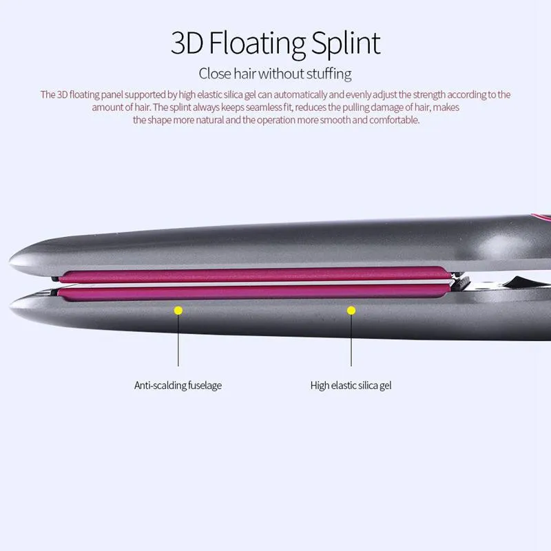 Professional Ceramic Steam Hair Straightener Fast Heating Hair Flat Iron Ceramic Styling Tool 100-2