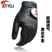 TTYGJ golf gloves slip-resistant Men’s genuine leather gloves Free shipping Hot brand in China
