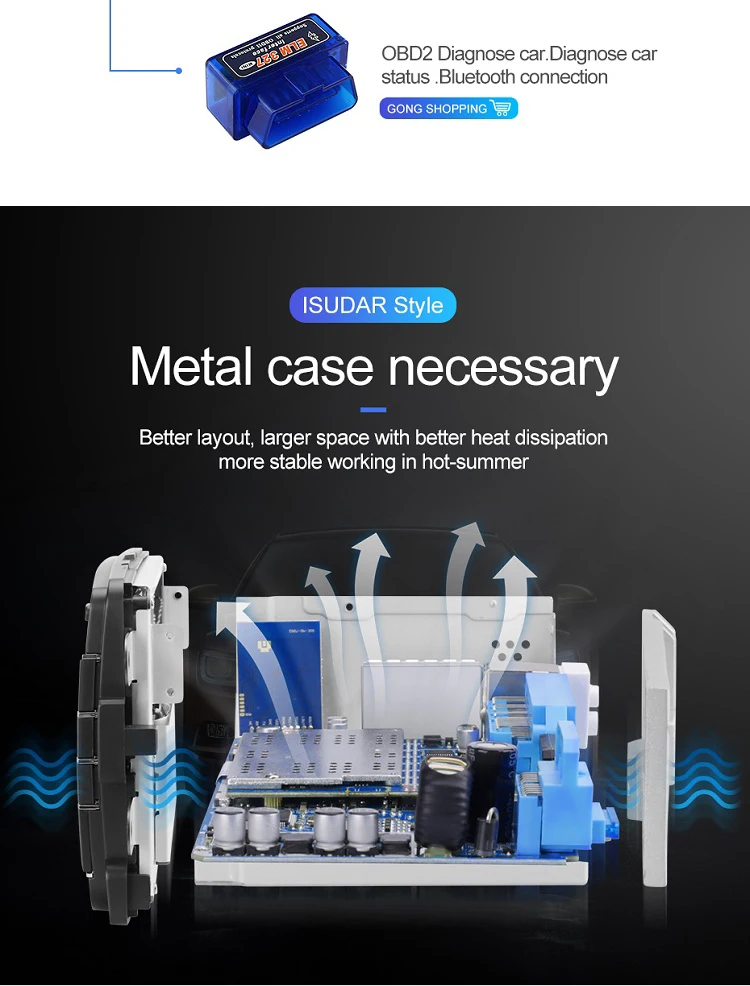 Sale Isudar 1 Din Car Multimedia Player Android 9 For BMW/3 Series E90/E91/E92/E93 Octa Core RAM 4G Auto Radio GPS Camera USB DVR FM 28