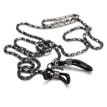 2 X очки шнур очки группа очки Веревка Цепь группа Металл для очков 61 см черный