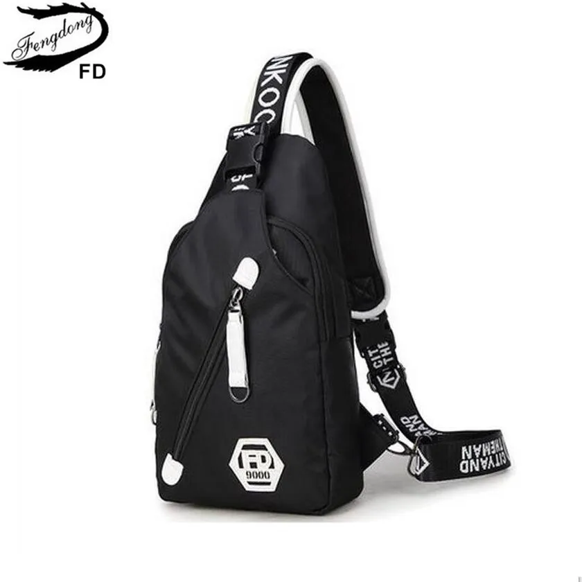 FengDong crossbody bags for men women travel bags casual Chest Bag Pack Waterproof Single Shoulder Strap sling messenger bag FengDong crossbody bags for men women travel bags casual Chest Bag Pack Waterproof Single Shoulder Strap sling messenger bag
