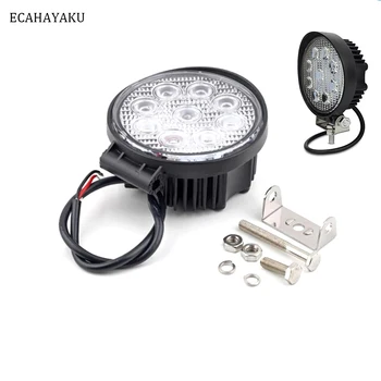 

2pcs 12V 24V 27W LED Car Work Light Bar Motorcycle Lamps Spot LED Light Bar LED Car Foglight for Off Road For Jeep VW Toyota
