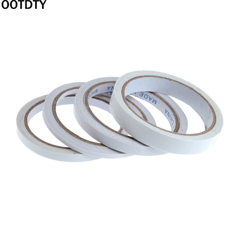 

12m 5mm-15mm Strong Double Sided Sticky Adhesive Tape For Home Office Stationery
