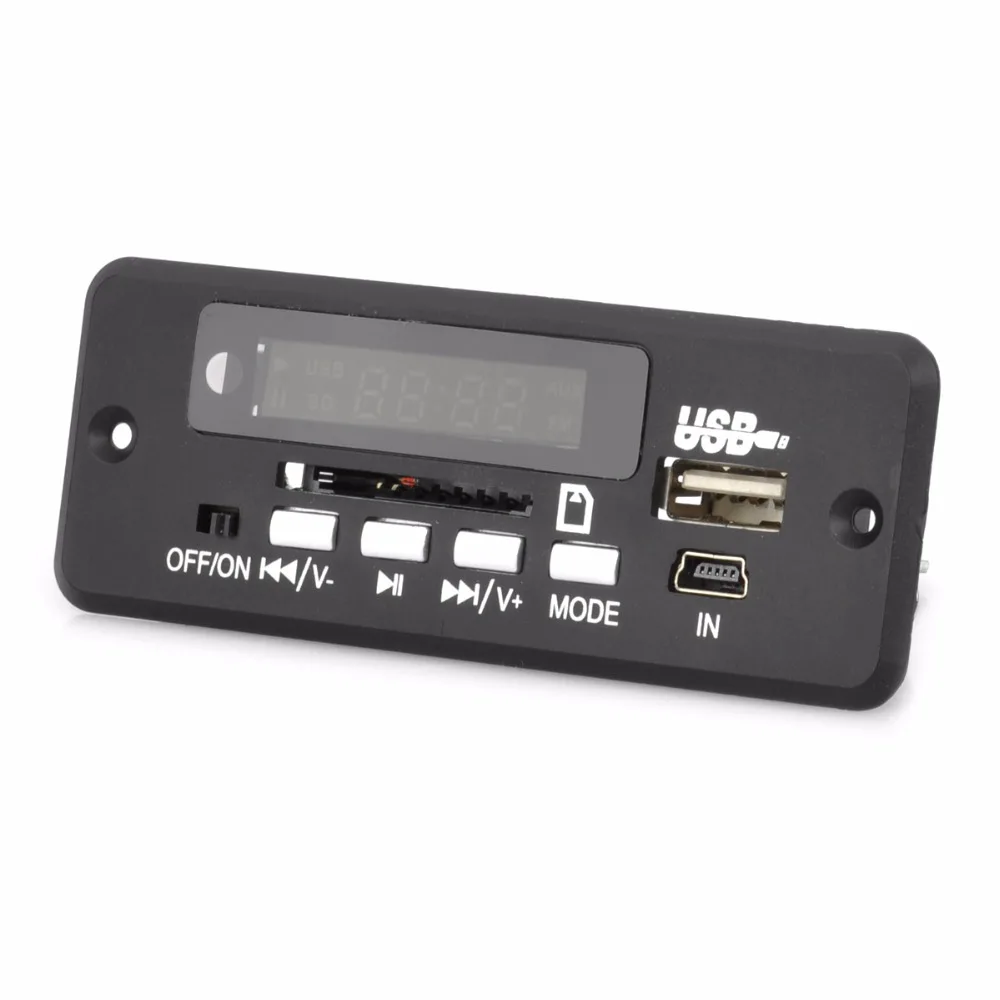 Bluetooth 12 В аудио модуль MP3 WMA плеер декодер поддержка SD карты USB/FM/пульт