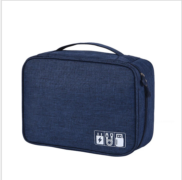Портативная сумка-Органайзер для электронных аксессуаров с кабелем и usb-накопителем, переносной чехол для путешествий, прочные сумки для хранения - Цвет: E