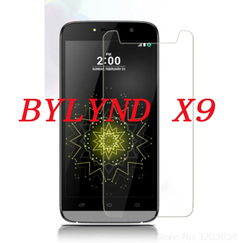 

NEW Ultra-thin New For BYLYND X9 Tempered Glass Screen Protector Premium Front Clear Protective Film Cover case