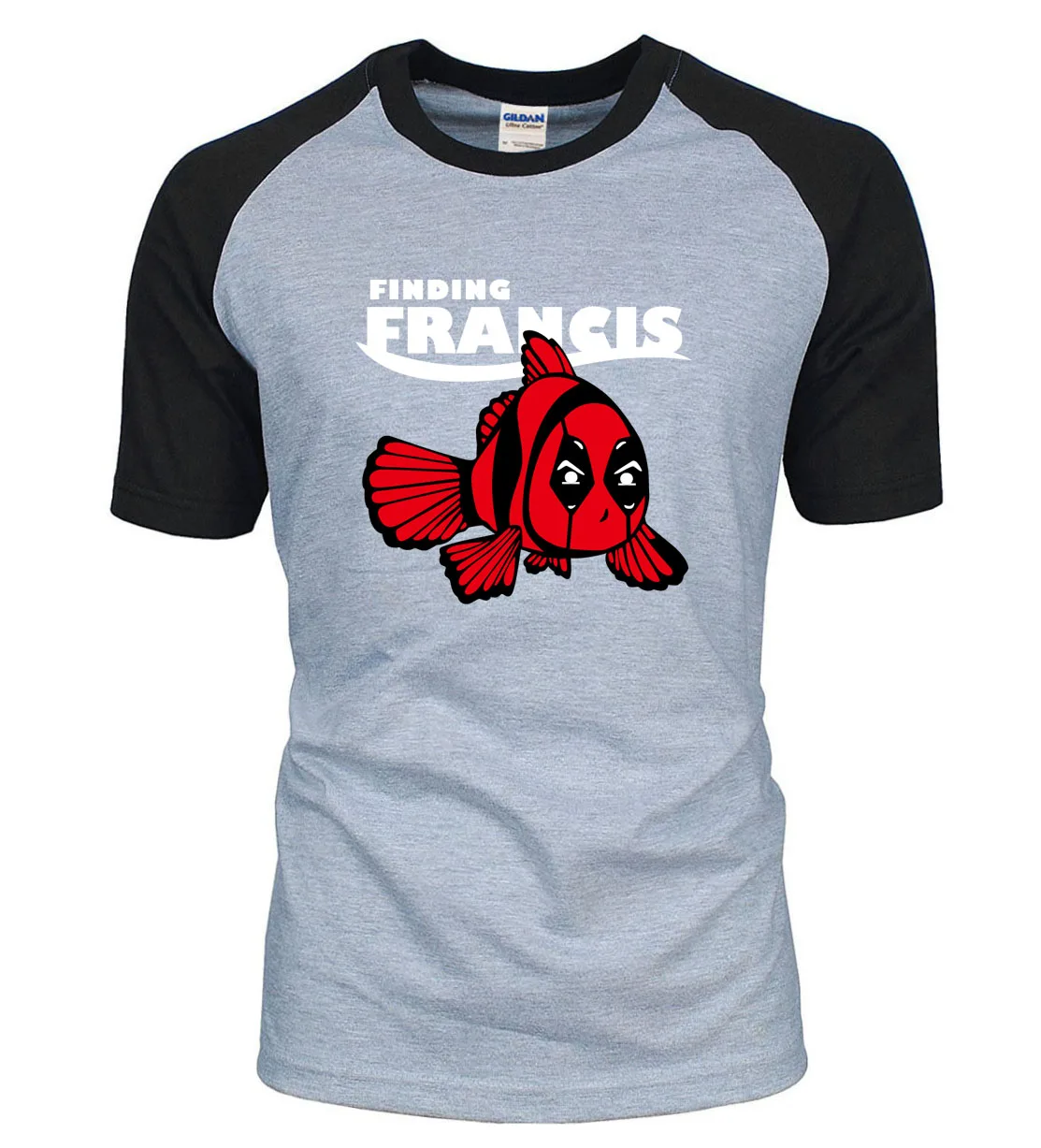 

Deadpool Finding Francis Raglan Men T Shirts 2019 Summer 100% Cotton High Quality Male T-Shirts Slim Fit Men Top Tees For Fans