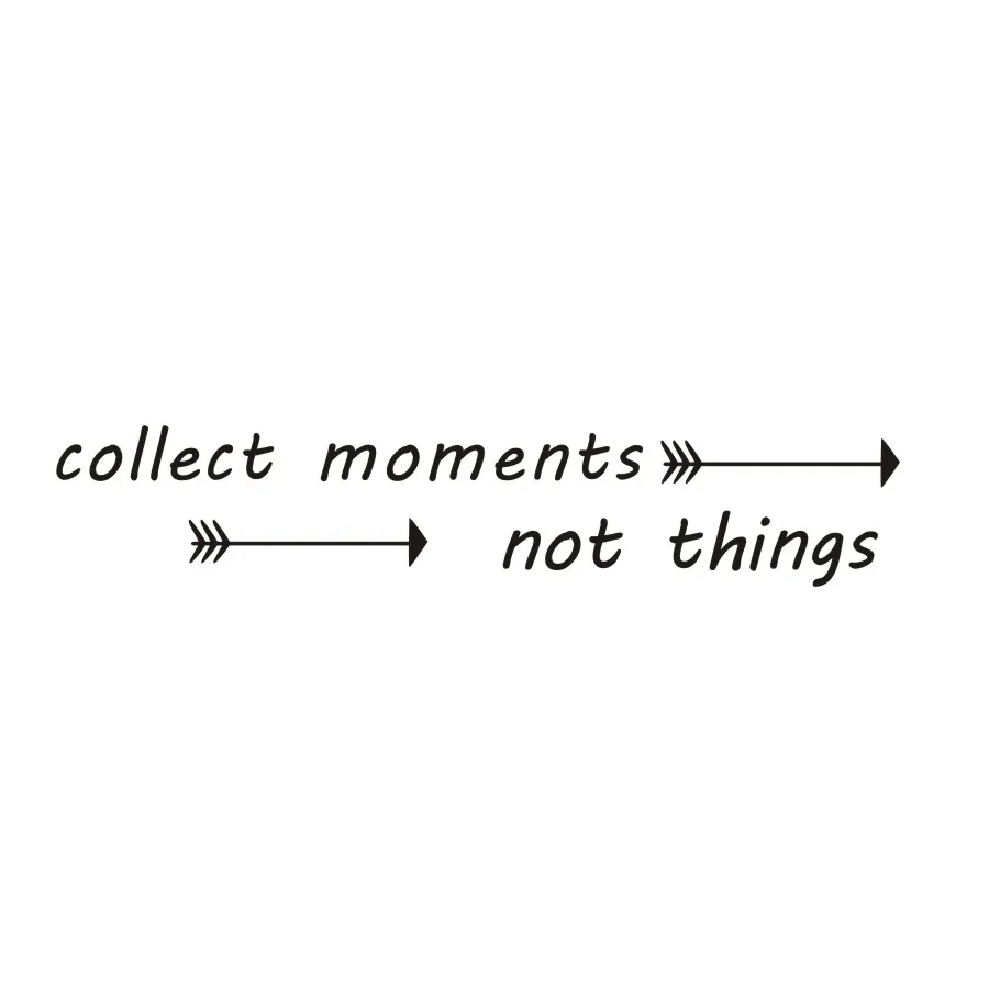 collect moments not things
