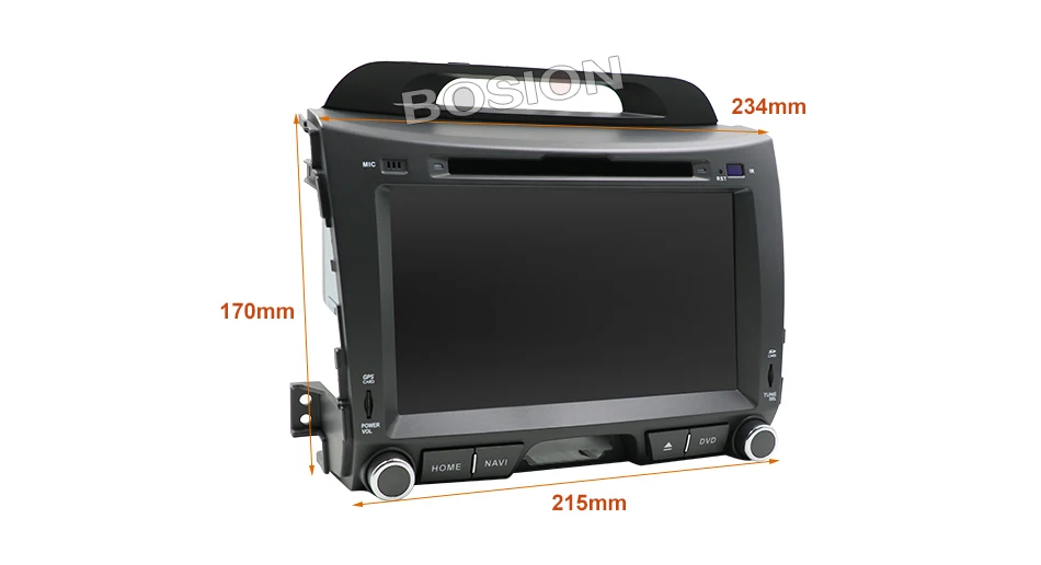 Excellent 2 din car radio gps android 7.1 car dvd for kia sportage R 2014 2011 2013 2015 car multimedia player with wifi bluetooth 2