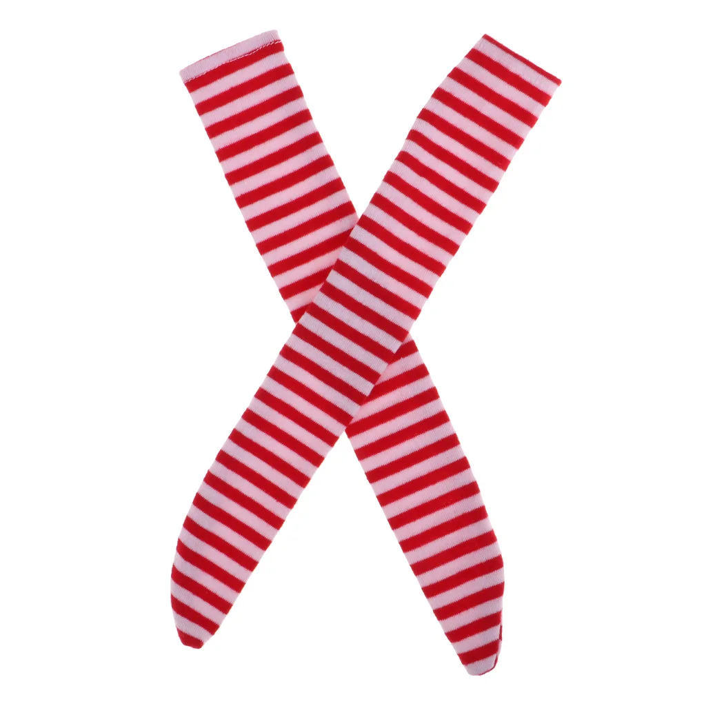 1/3 BJD Doll Trendy Cotton Striped Socks Stockings For BJD SD AS MSD YOSD Doll Garment Accessories Great costome accessory