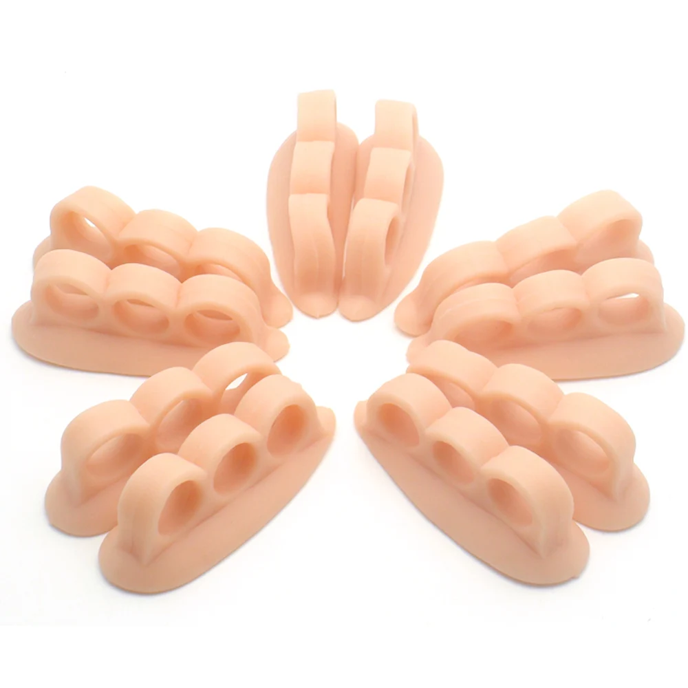 Silicone Gel Toe Finger Separator Feet Care Braces Supports Tools Bunion Guard Hallux Valgus