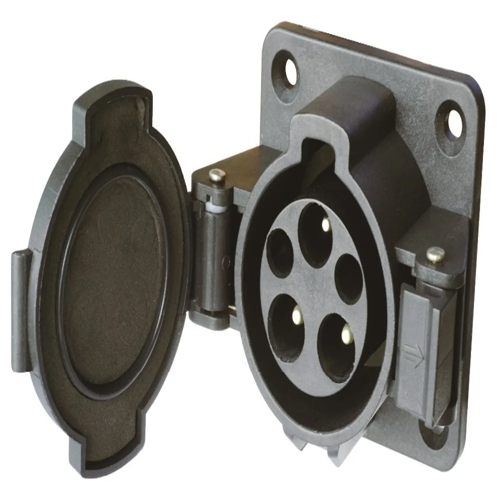 SAE J1772 EV Socket 32Amp AC Inlet 110V/240V AC Electric Plug Car AC