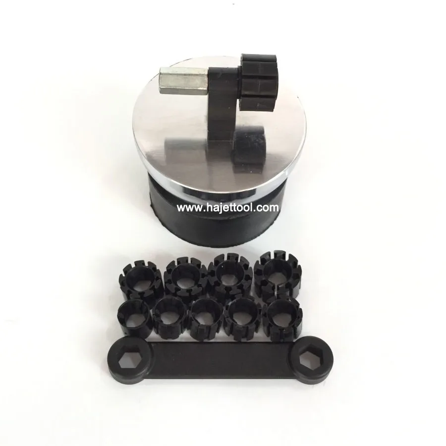 

FREE SHIPPING Jewelry Tools Ring Holder with Half Engraver Block and 7 Sleeves