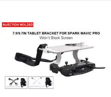 Sunnylife Gancho Doble Apoyo 7.9in 9.7in Tablet Soporte Clip de Controlador Remoto para DJI CHISPA MAVIC PRO