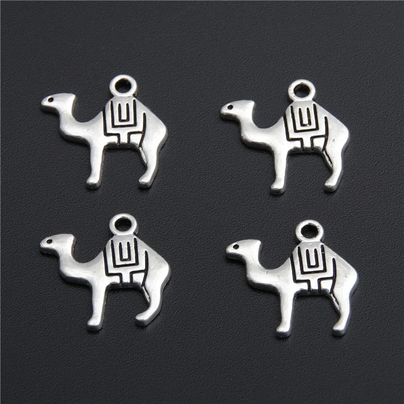 

15pcs Antique Silver Camel Charms Pendant Zinc Alloy Charms Pendants Metal Jewelry Findings Fit DIY A2780