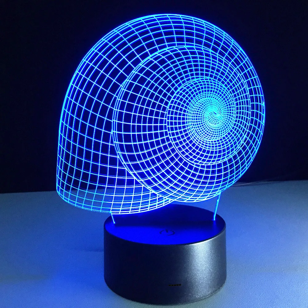 

3d usb LED Touch Colorful Small table lamp 3D Visual USB Night Light Control Bedside Desk Lights Holiday Gifts Luminaria Led