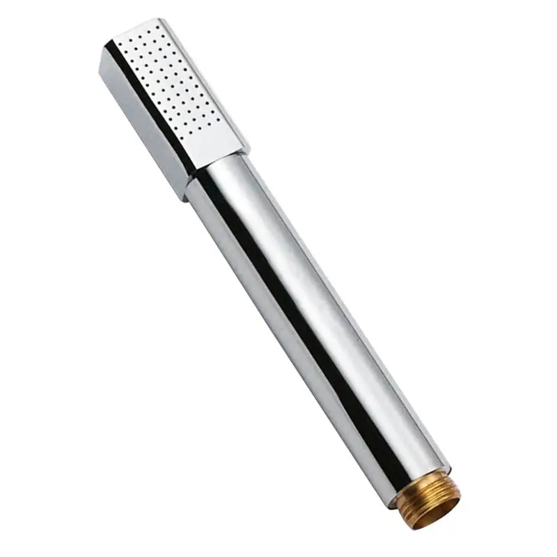 Shower Head Round Hand Hold Square Head Highly Pressurized Brass Sprinkle Chromed Finish For Bathroom Toilet