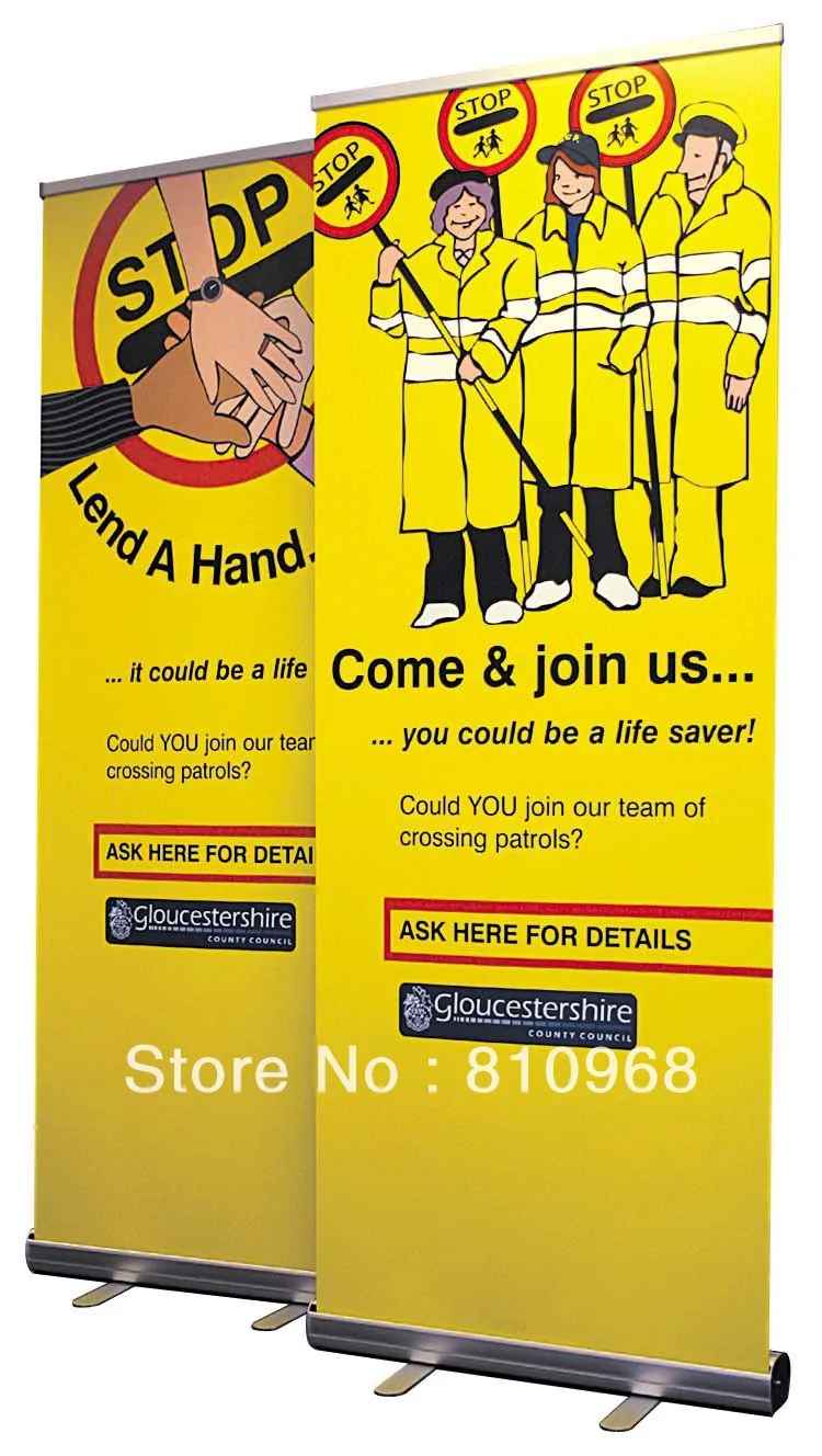 200x80cm Roll Up Banner Pull Up Banner With Print Your Design