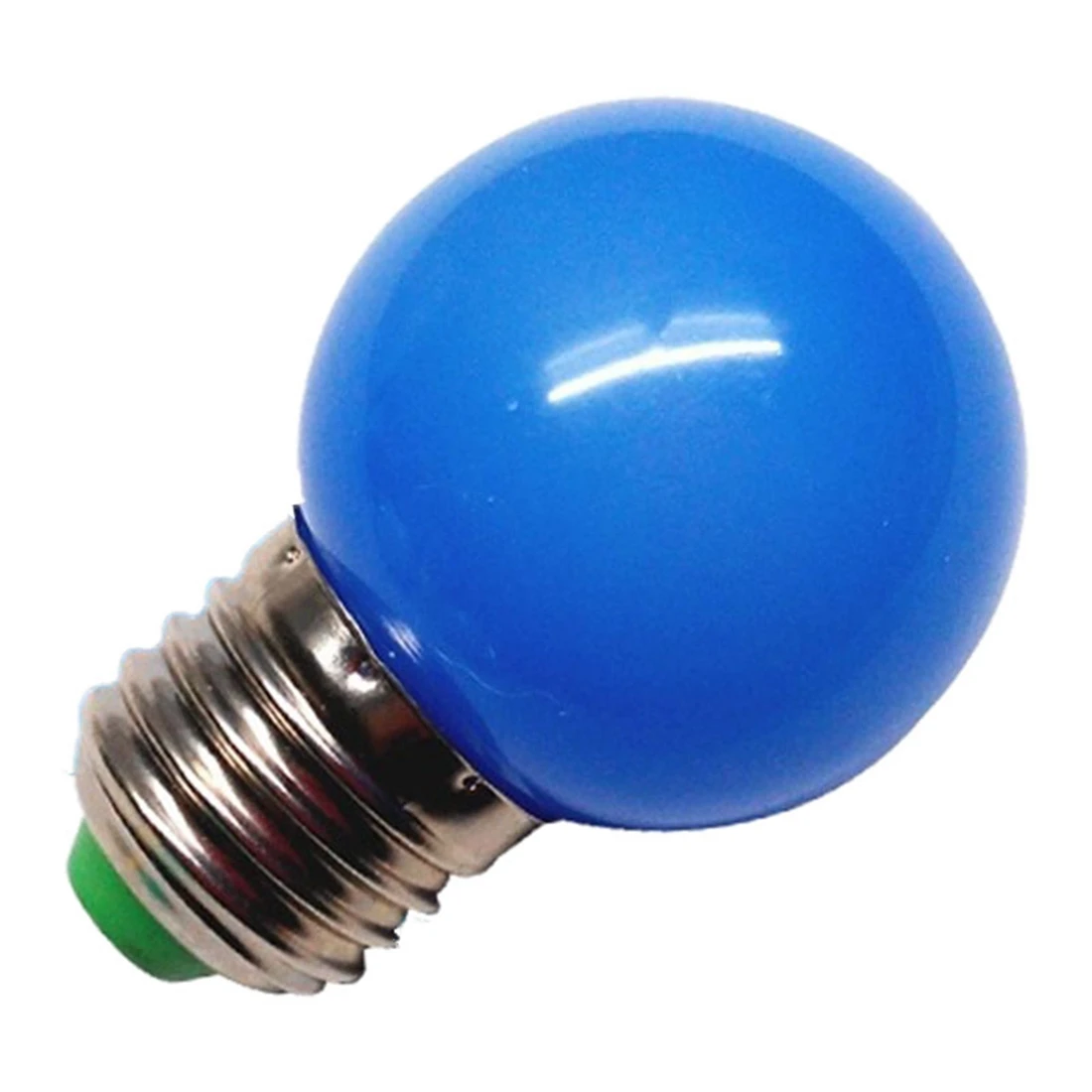 E27 LED Light Warm Blue Bulb Plastic Bulb (0.5W Power, Blue)in LED
