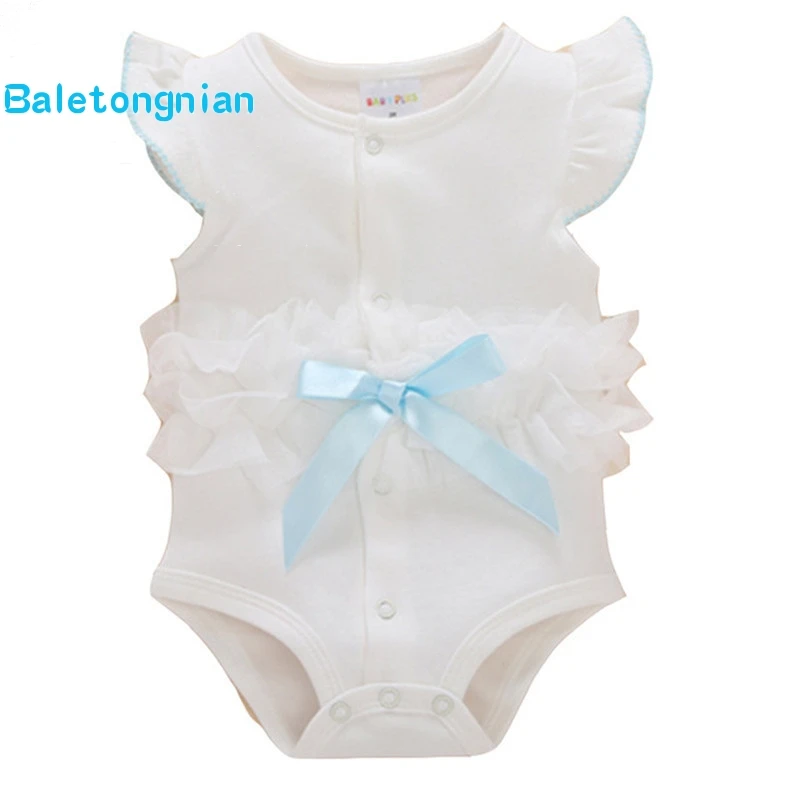 

Baby Girl Summer Clothes Newborn Infant Birthday Baby Pink Rompers Short Lace Cute Baby Jumpsuit Girl Jumpsuit Triangle Cloth