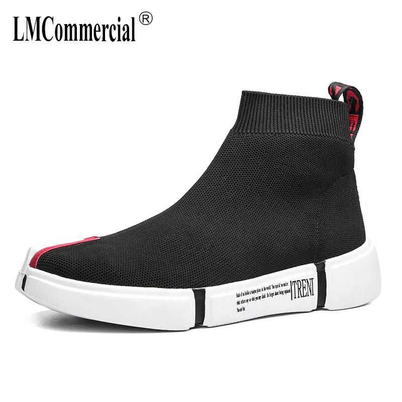 

socks boots men spring autumn summer high-top shoes all-match breathable sneaker fashion boots men's casual shoes Leisure boots