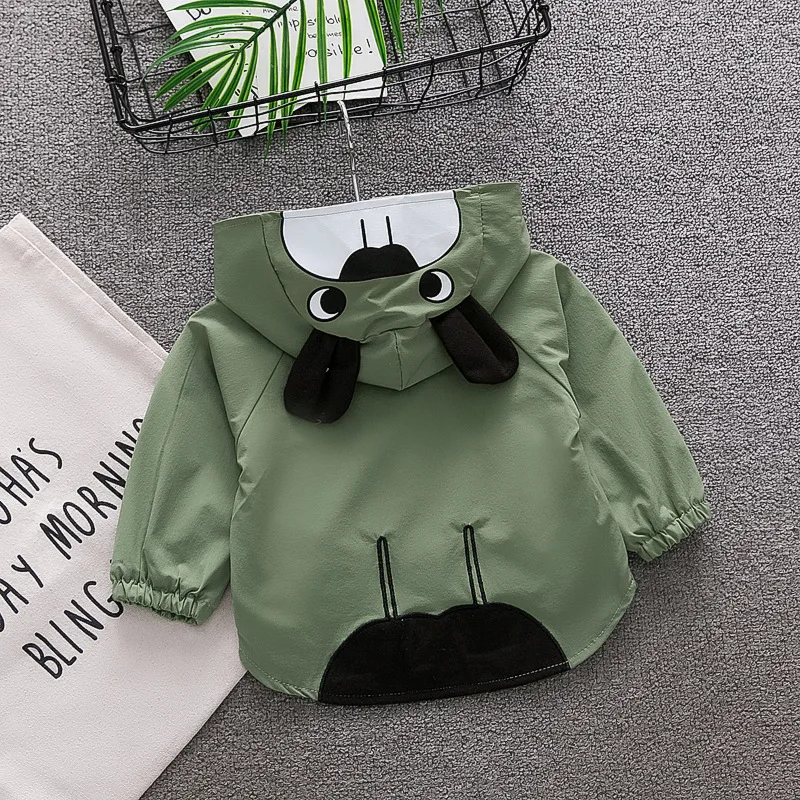 

Cartoon Pattern Baby Boy Girl Jacket Autumn Fashion Brand Kids Outerwear & Coats Boys Clothes Children Windbreaker Kids Jackets