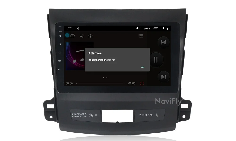 Perfect NaviFly Android8.1 Car Audio dvd player for Mitsubishi Outlander 2005-2011 support view camera DVR DAB+ TPMS Bluetooth 4G wifi 14