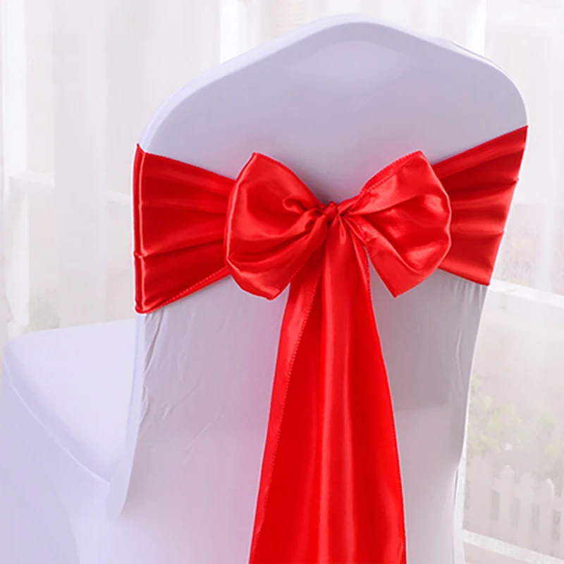 Регулируемый галстук-бабочка ленты декоративные пояса для стула аксессуары банкетное сиденье декоративные пояса для свадьбы поставка крышка стула бант