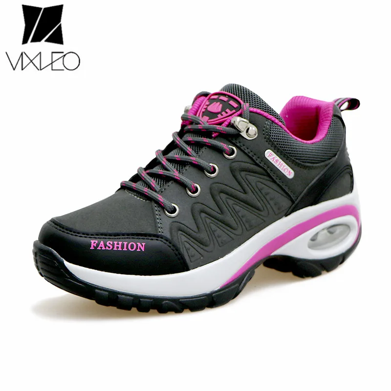 

VIXLEO New 2018 Super Lightweight fly weave Flat With Casual Shoes Woman Breathable Network Soft Air Cushion Krasovki Shoes