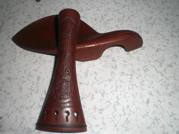 

1 PC Carving Jujube Violin Tail piece 4/4 & 1 PC Violin Chin rest 02#