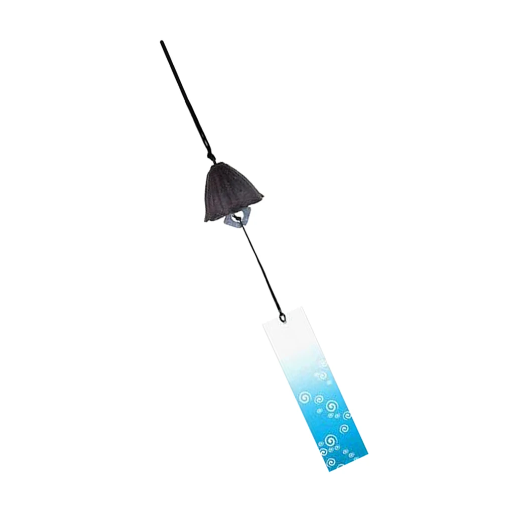 Japanese Furin Windchime Nanbu Cast Iron Metal Temple Garden Home Decor