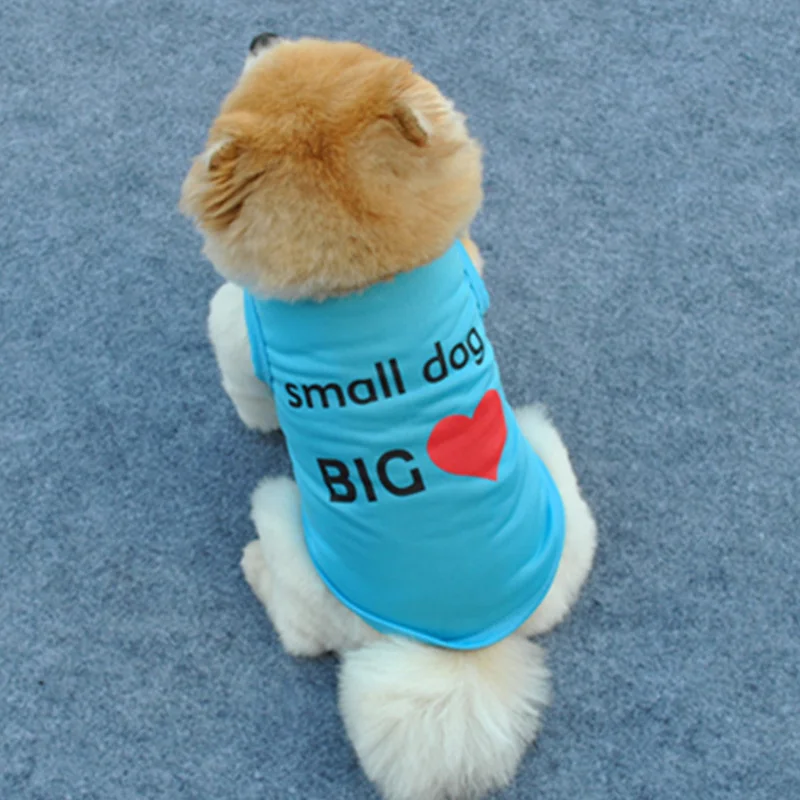 

Small Medium Dog Polyester Summer Cool Clothes Pet Decorative Garment Dog Vest Pet Clothes Dogs Shirt Clothing Dogs Costume