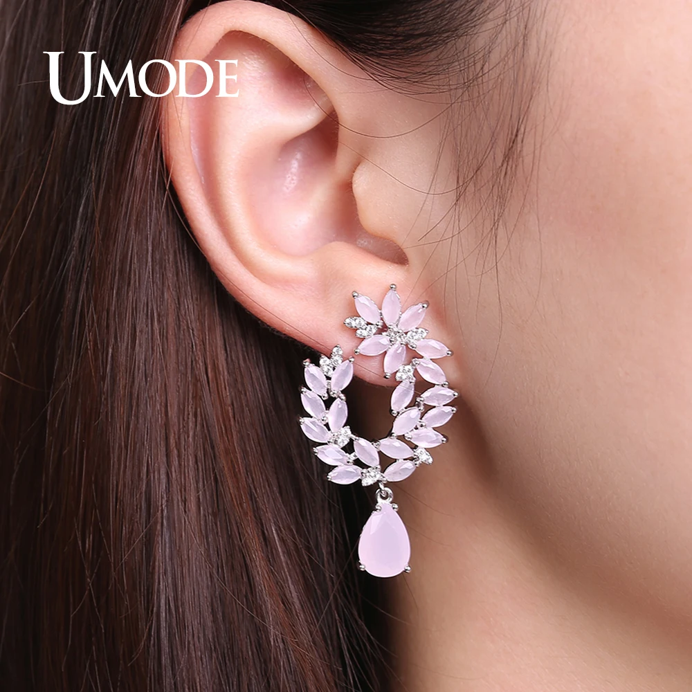 Женские серьги подвески с кристаллами уникальный дизайн|earrings cluster|earrings forpink crystal