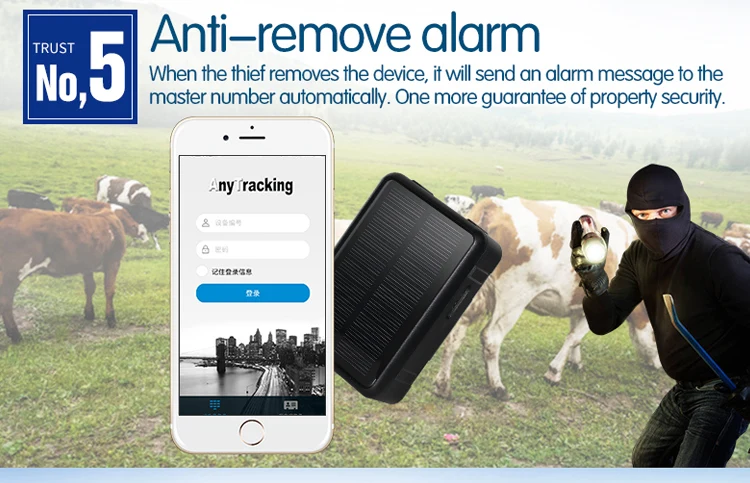 gps tracking device Solar GPS Tracker Power Sheep Cow Cattle RF-V34 9000mAh Waterproof GSM GPS WiFi Tracking Voice monitoring Anti-remove SOS Alarm tracking device