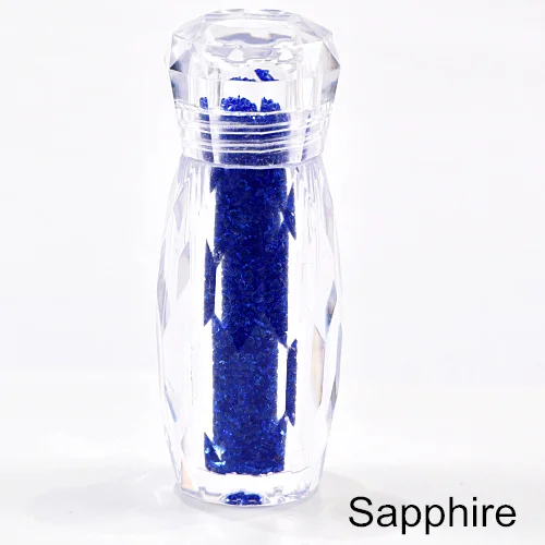 25 цветов 1,1 мм микро алмазное стекло для дизайна ногтей Клей для страз на супер маленькие камни для украшения ногтей B1209 - Цвет: Sapphire