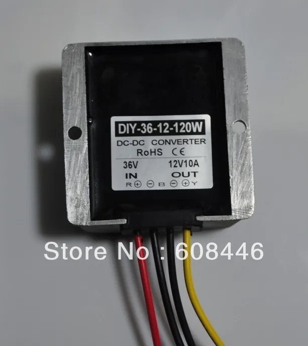 Converter DC24V 36V 48V (24V 48V) convert to 12V 10A 120W output NEW ...