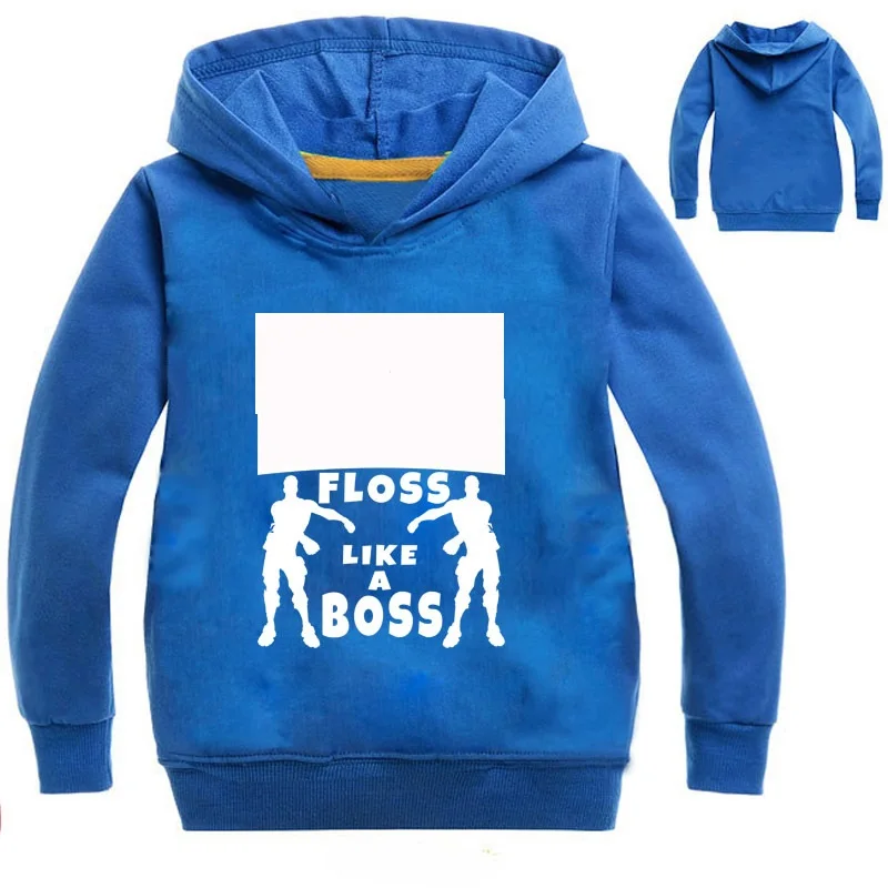 DLF/ свитер с принтом «Как Босс» для детей от 2 до 16 лет Детская уличная одежда в стиле хип-хоп для мальчиков, толстовки с капюшоном для маленьких девочек новое пальто для подростков - Цвет: COLOR 17