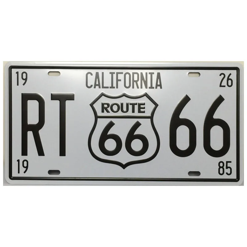 Us 16 0 Retro Vintage California Rout 66 Tin Signs New Mexico For Bar Coffee Home Decor License Plates Matel Sign Plaque Jy014 In Wind Chimes